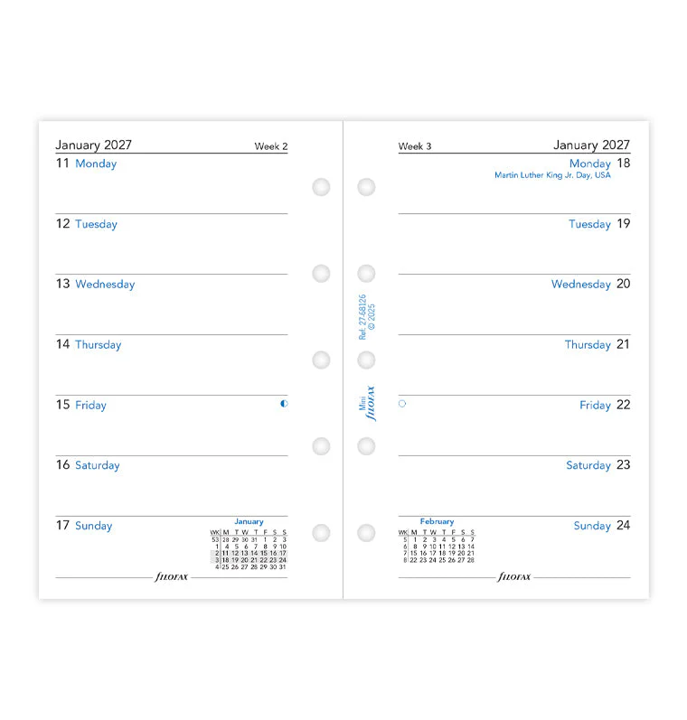 1 Woche / 1 Seite englisch Mini 2027 - Image 4