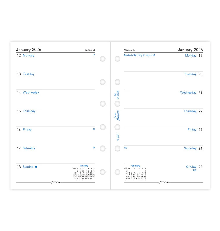 1 Woche / 1 Seite englisch Pocket 2026 - Image 4