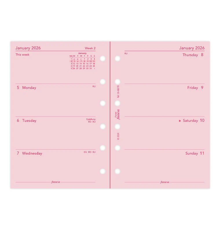 1 Woche / 2 Seiten englisch Pocket 2026 - Image 4