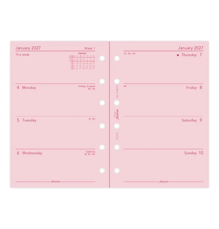 1 Woche / 2 Seiten englisch Pocket 2027 - Image 4