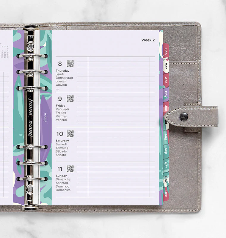 1 Woche / 2 Seiten Illustrated Diary Pack A5 2026 - Image 2