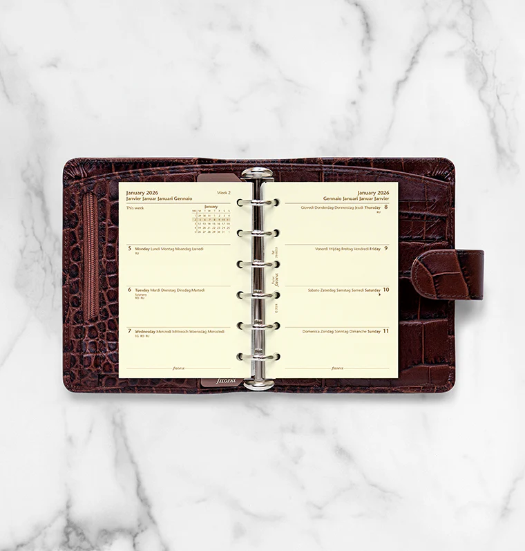1 Woche / 2 Seiten multilingual Pocket 2026 - Image 3