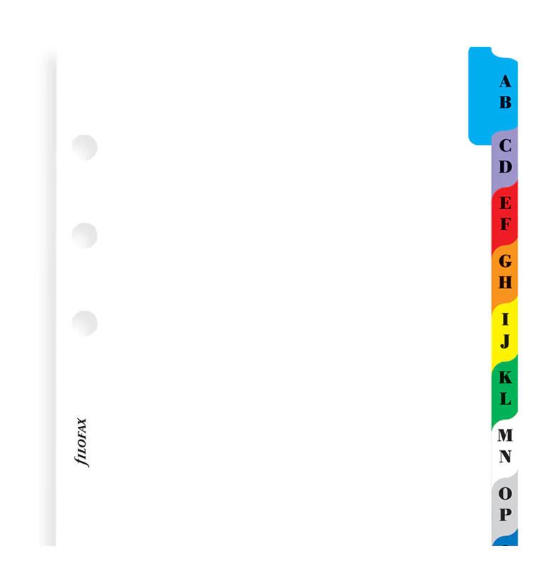A-Z Register bunt - Personal - Image 3
