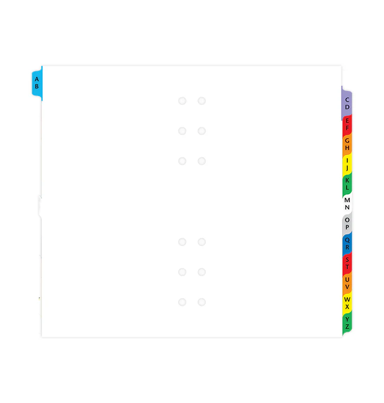 A-Z Register bunt - Personal - Image 4