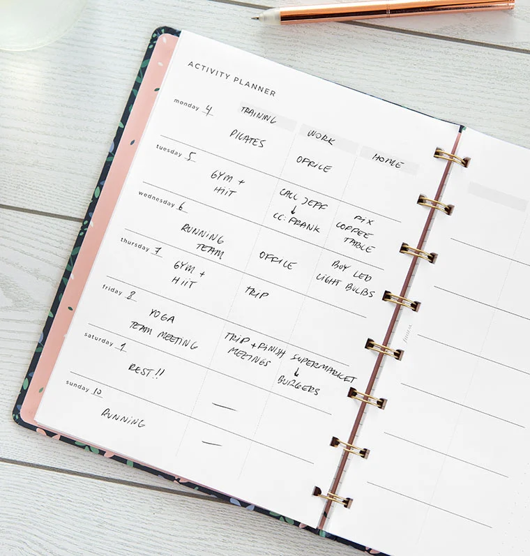 Activity Planner Notebook Refill A5 - Image 4