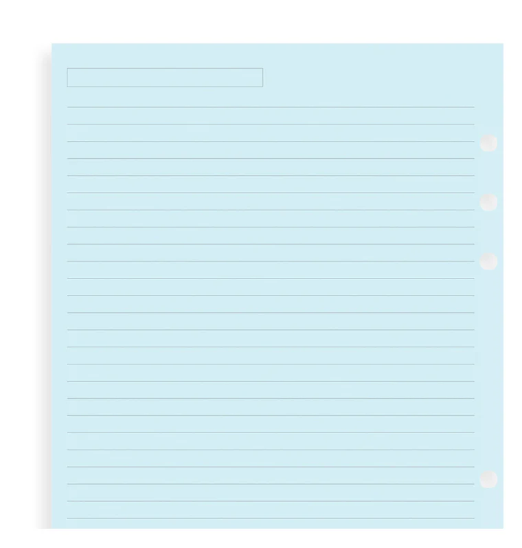 Notizpapier blau liniert - A5 - Image 4