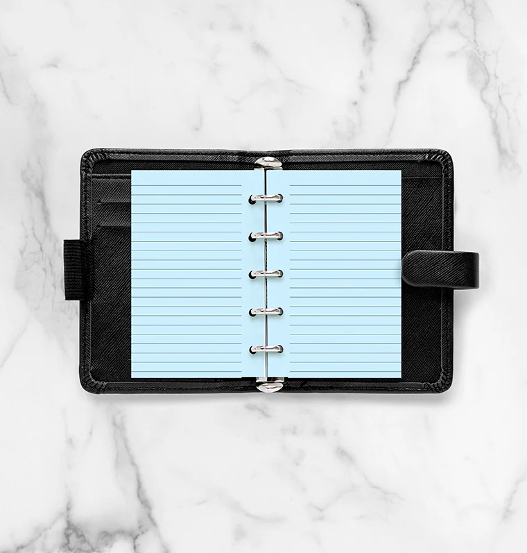 Notizpapier blau liniert - Mini - Sale - Image 3