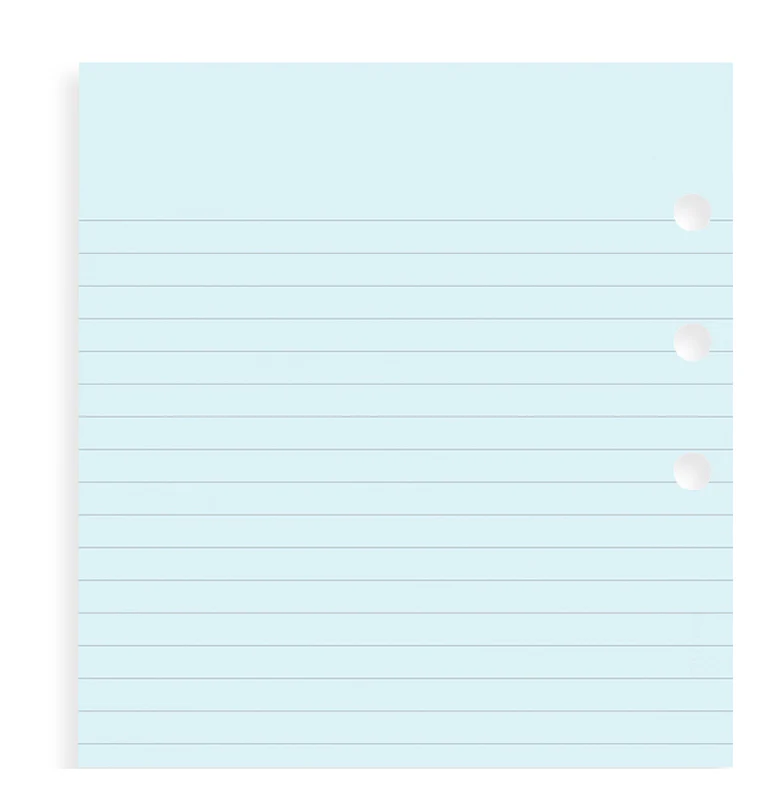Notizpapier blau liniert - Personal - Image 4