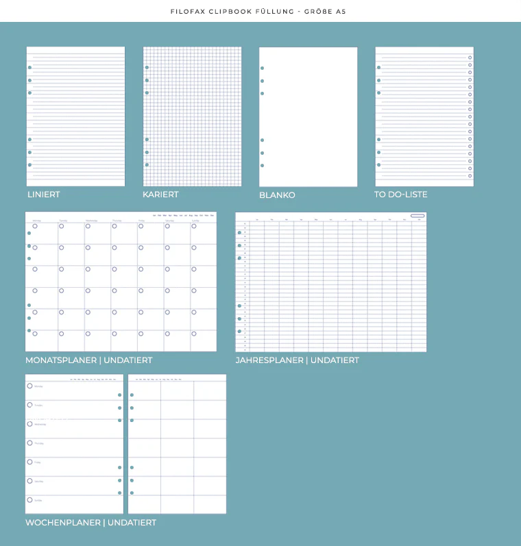 Clipbook Classic A5 Organiser - Sale - Image 4