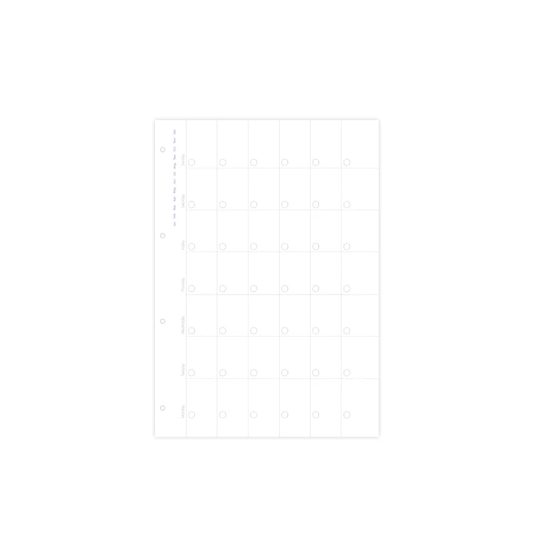 Clipbook Monatsplaner undatiert A4 - Image 4