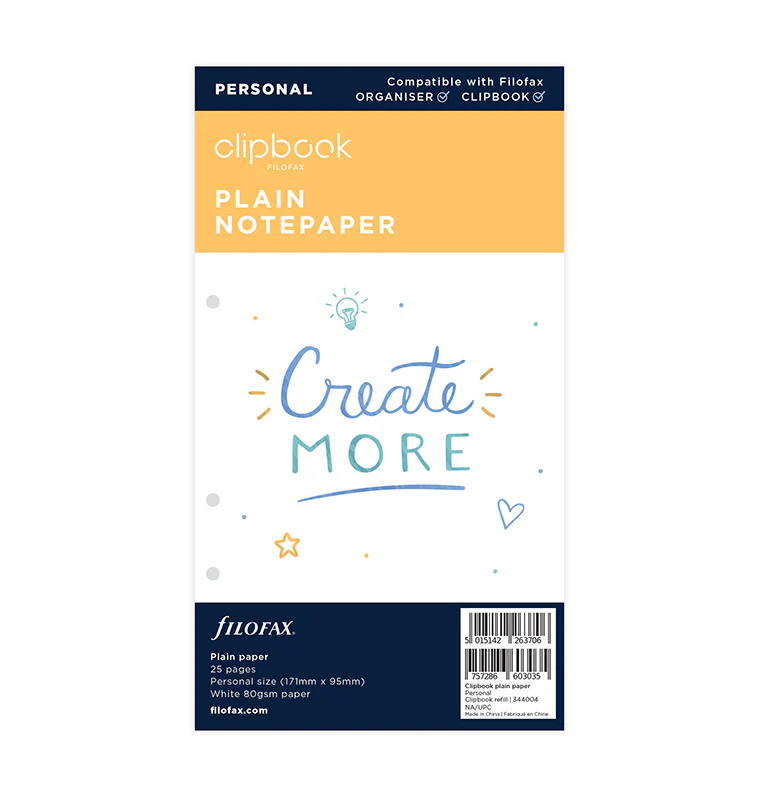 Clipbook Notizpapier weiß blanko - Personal - Sale