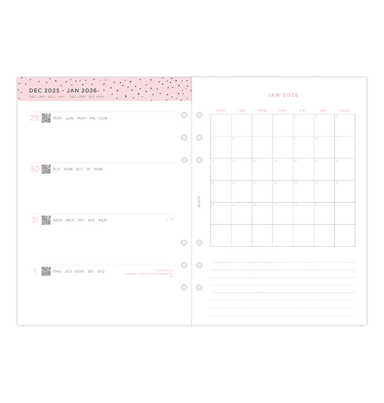 Confetti Kalender 1 Woche / 2 Seiten A5 2026 - Image 8