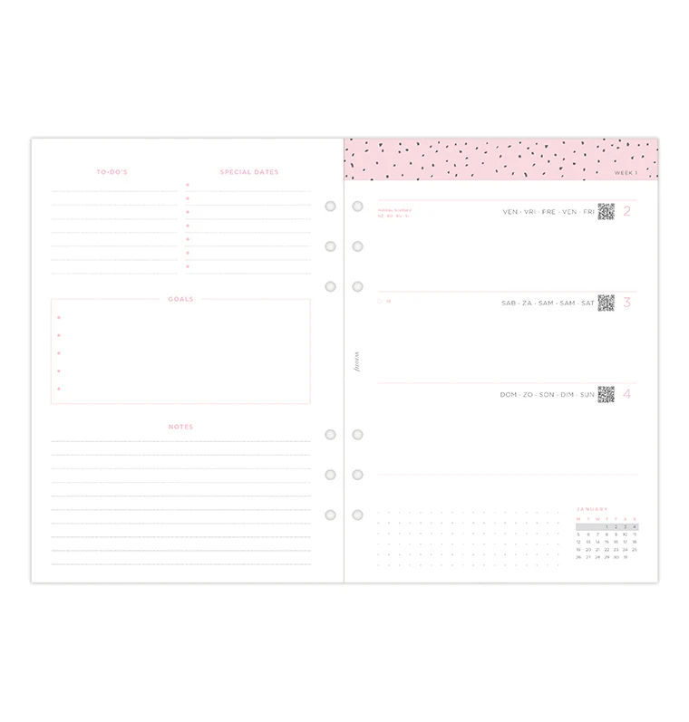 Confetti Kalender 1 Woche / 2 Seiten A5 2026 - Image 9