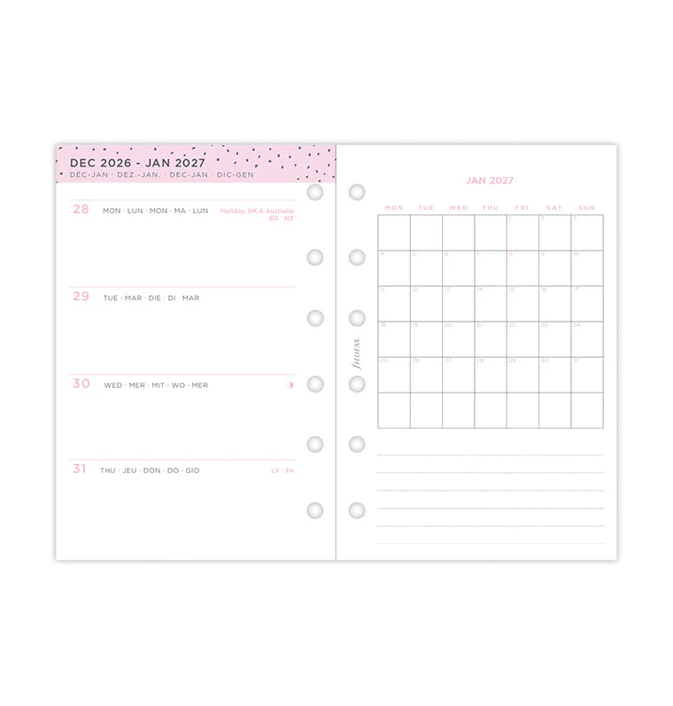 Confetti Kalender 1 Woche / 2 Seiten Pocket 2027 - Image 5