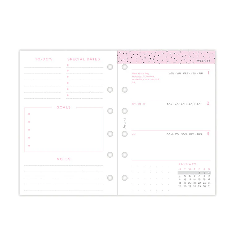 Confetti Kalender 1 Woche / 2 Seiten Pocket 2027 - Image 6