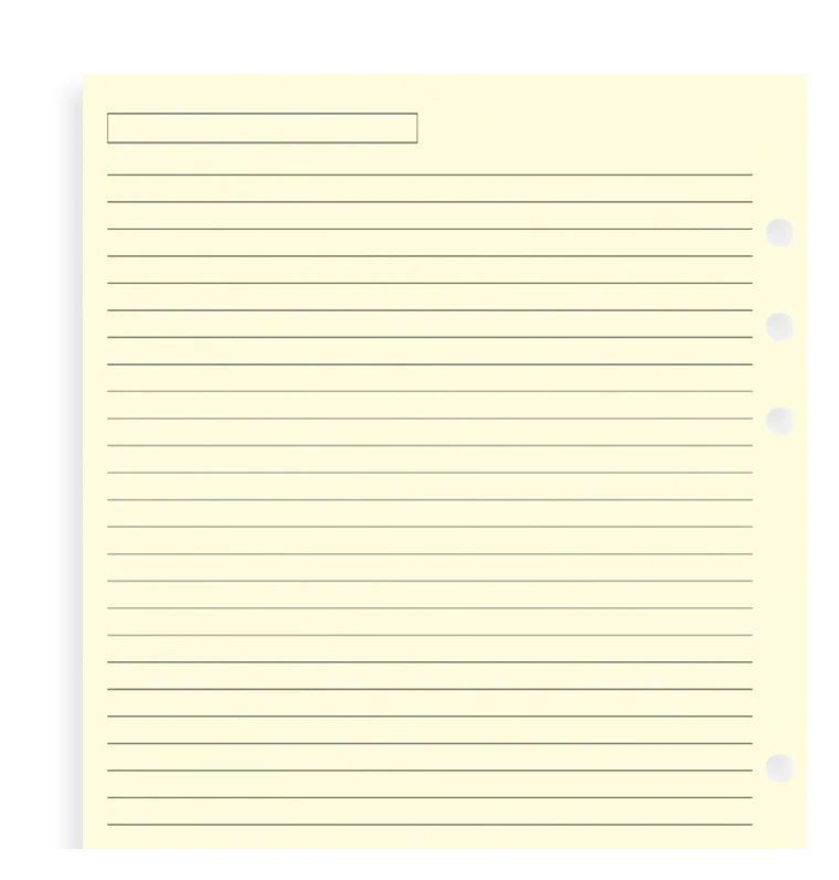 Notizpapier cream liniert - A5 - Image 4