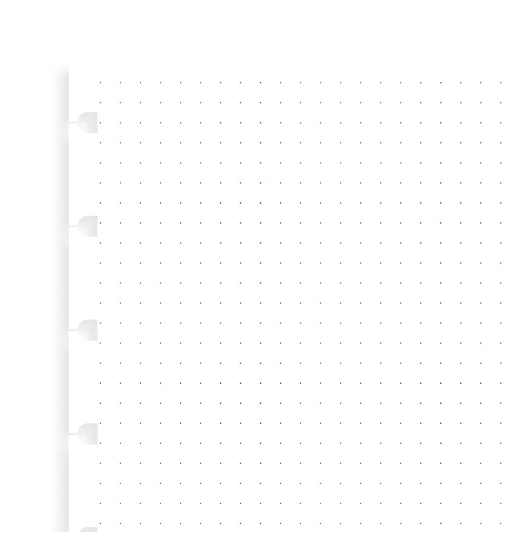 Filofax Notebook punktkarierte Einlage - A5 - Image 5