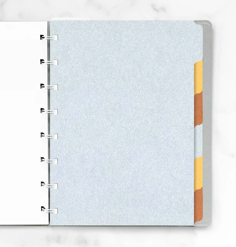 6er Notebook Trennblätter Metallic - A5 - Sale