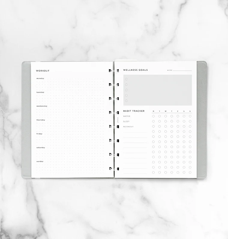 Filofax Notebook A5 Wellness Tracker - Image 3
