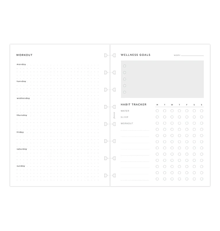 Filofax Notebook A5 Wellness Tracker - Image 5