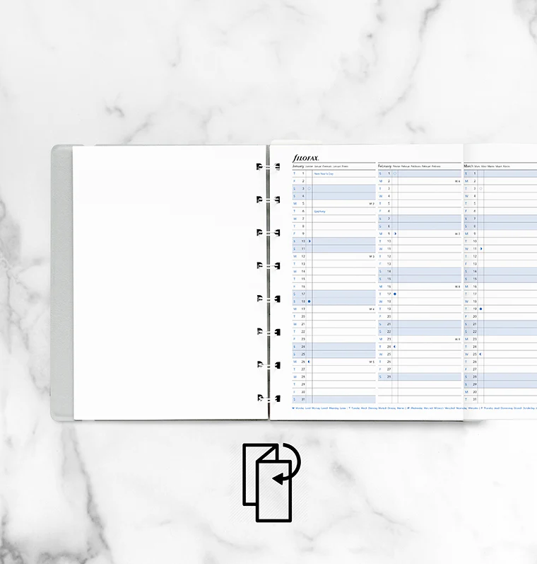 Filofax Notebook Jahresplaner A5 2026 - Image 3