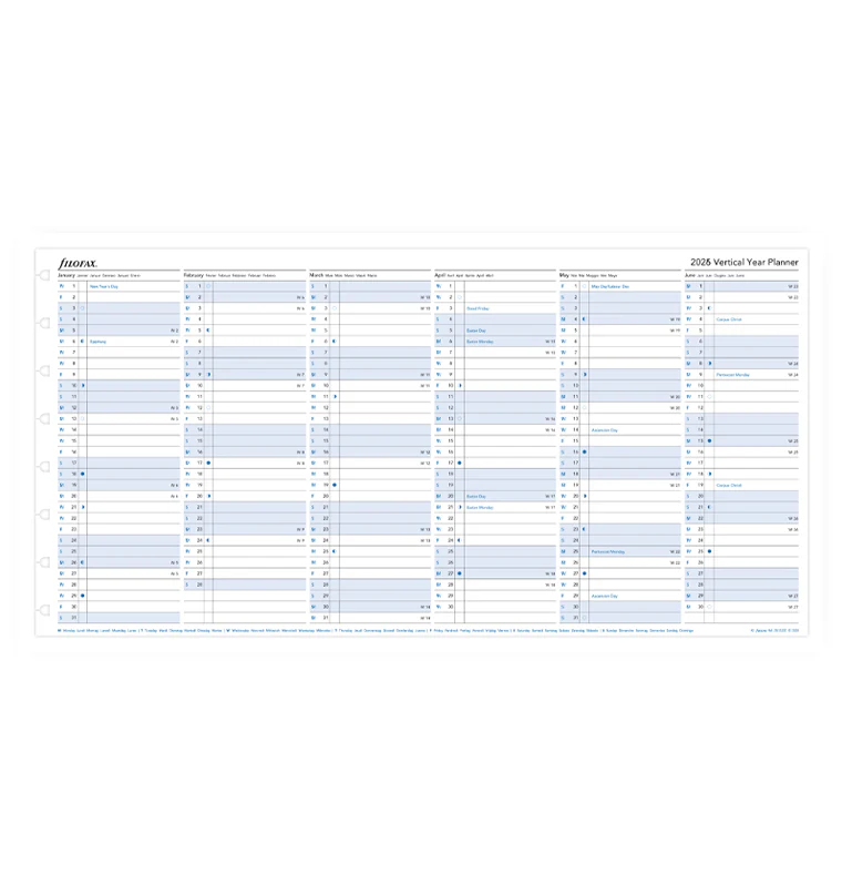 Filofax Notebook Jahresplaner A5 2026 - Image 4