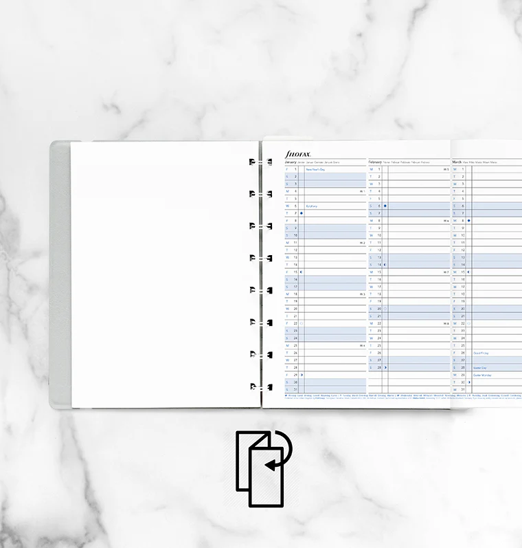 Filofax Notebook Jahresplaner A5 2027 - Image 3