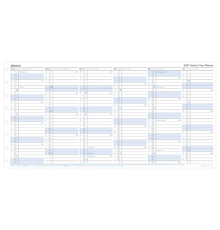 Filofax Notebook Jahresplaner A5 2027 - Image 4
