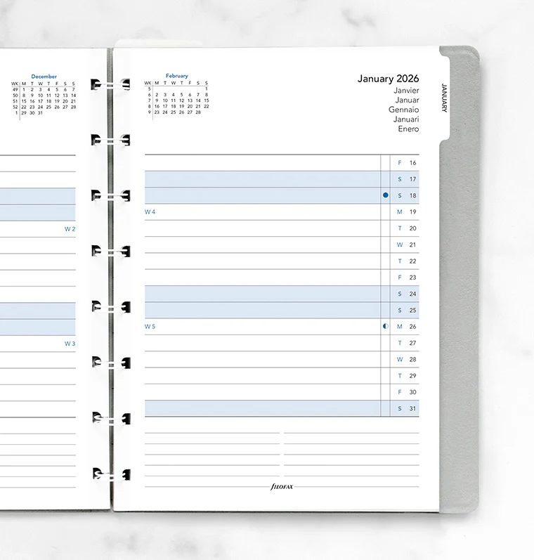 Filofax Notebook Monatsplaner A5 2026 - Image 3