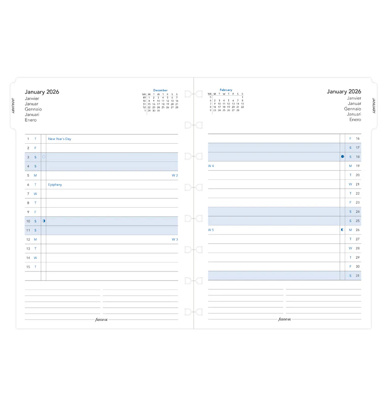 Filofax Notebook Monatsplaner A5 2026 - Image 4