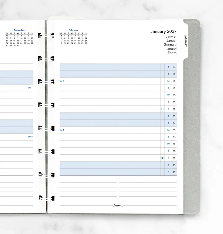 Filofax Notebook Monatsplaner A5 2027 - Image 3