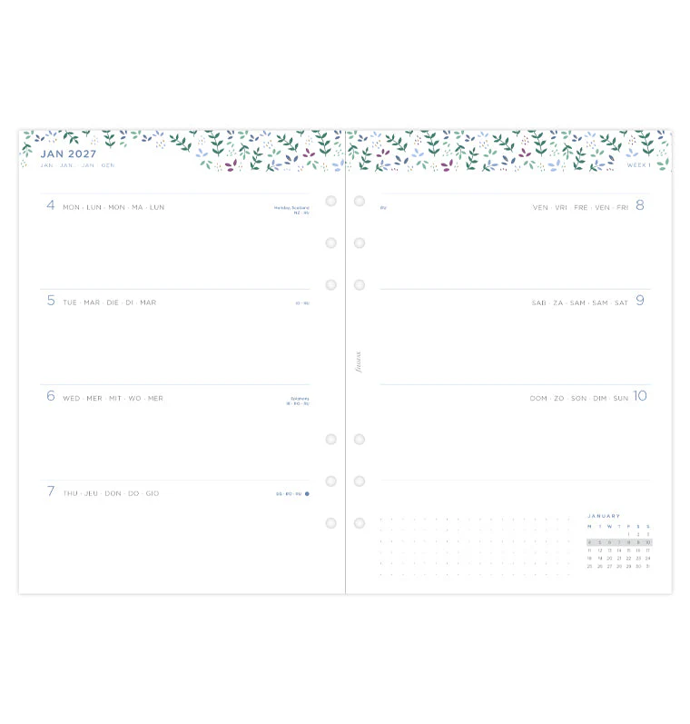Garden Kalender 1 Woche / 2 Seiten A5 2027 - Image 4