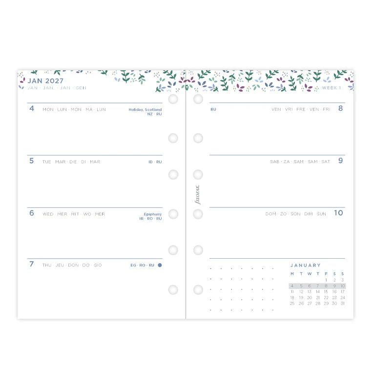 Garden Kalender 1 Woche / 2 Seiten Pocket 2027 - Image 4