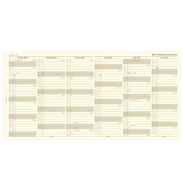 Jahresplaner englisch A5 2027 - Image 4
