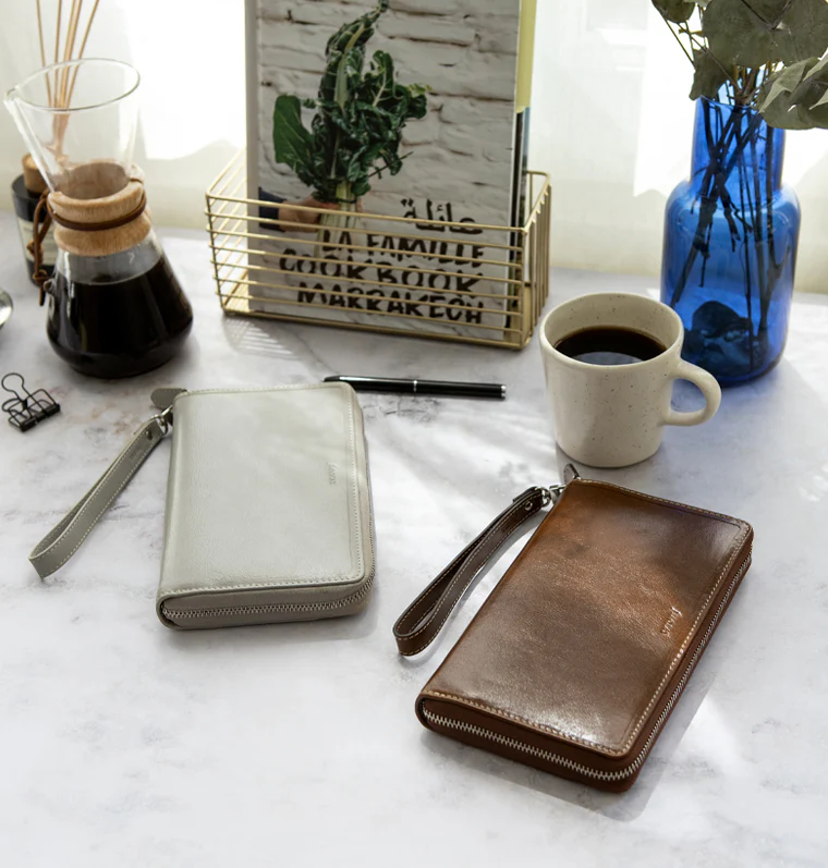 Malden Personal Compact Zip Leder Organiser - Image 12
