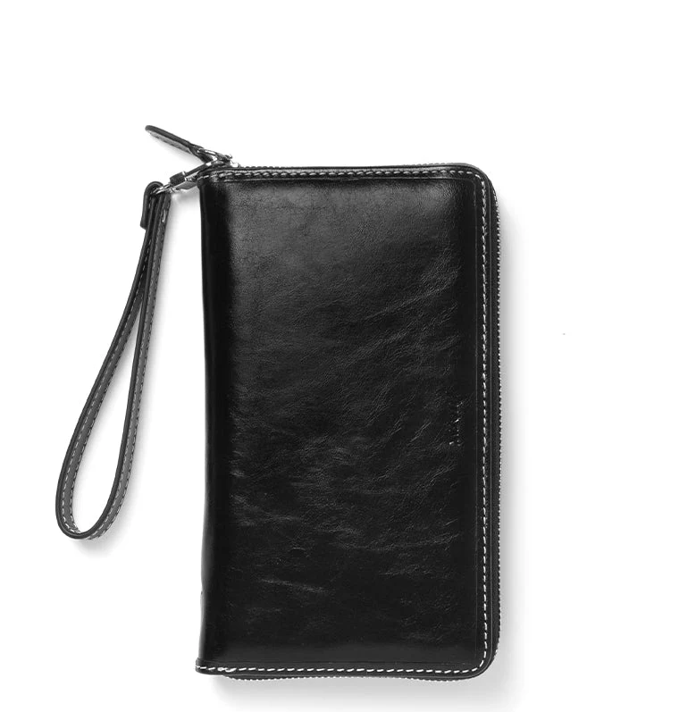 Malden Personal Compact Zip Leder Organiser - Image 24