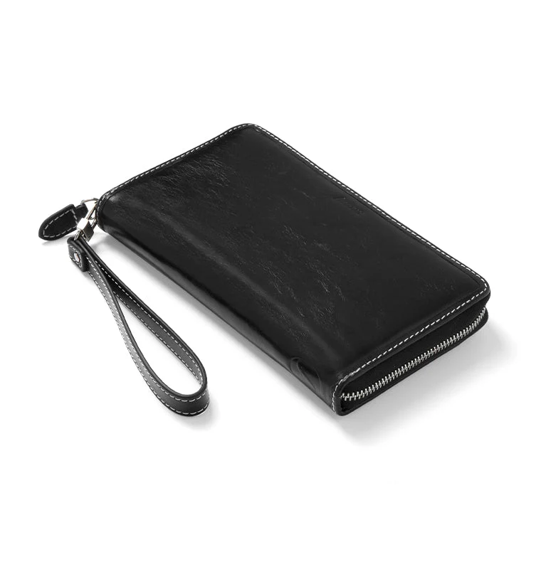 Malden Personal Compact Zip Leder Organiser - Image 25