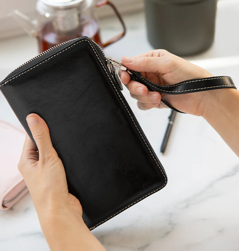 Malden Personal Compact Zip Leder Organiser - Image 31