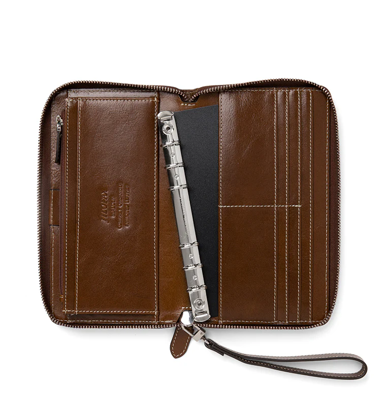 Malden Personal Compact Zip Leder Organiser - Image 4