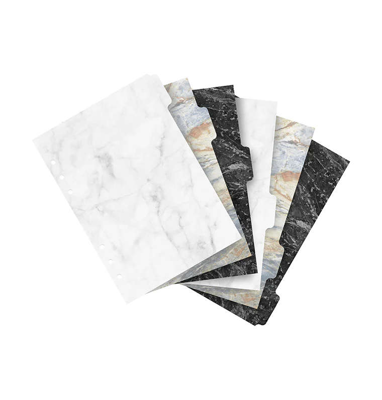 6er Trennblätter Marble - A5 - Image 4