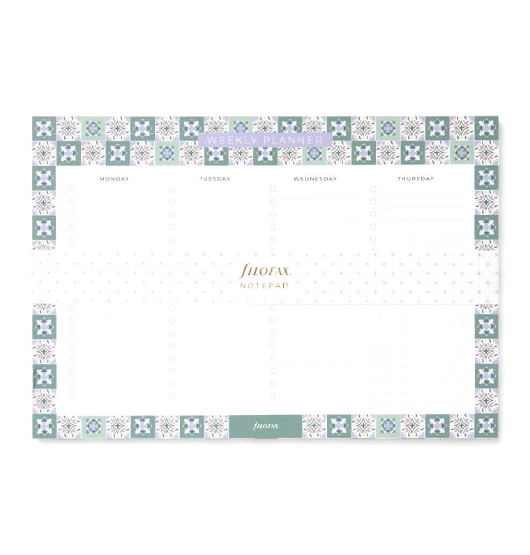 Mediterranean Wochen-Planer Notizblock mit Magnet - Image 4