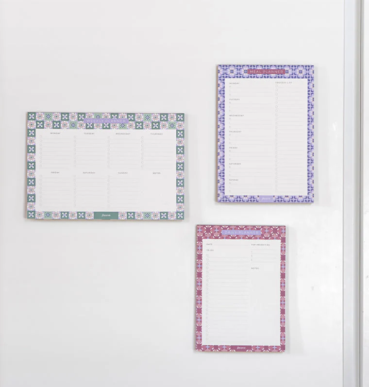 Mediterranean Wochen-Planer Notizblock mit Magnet - Image 7