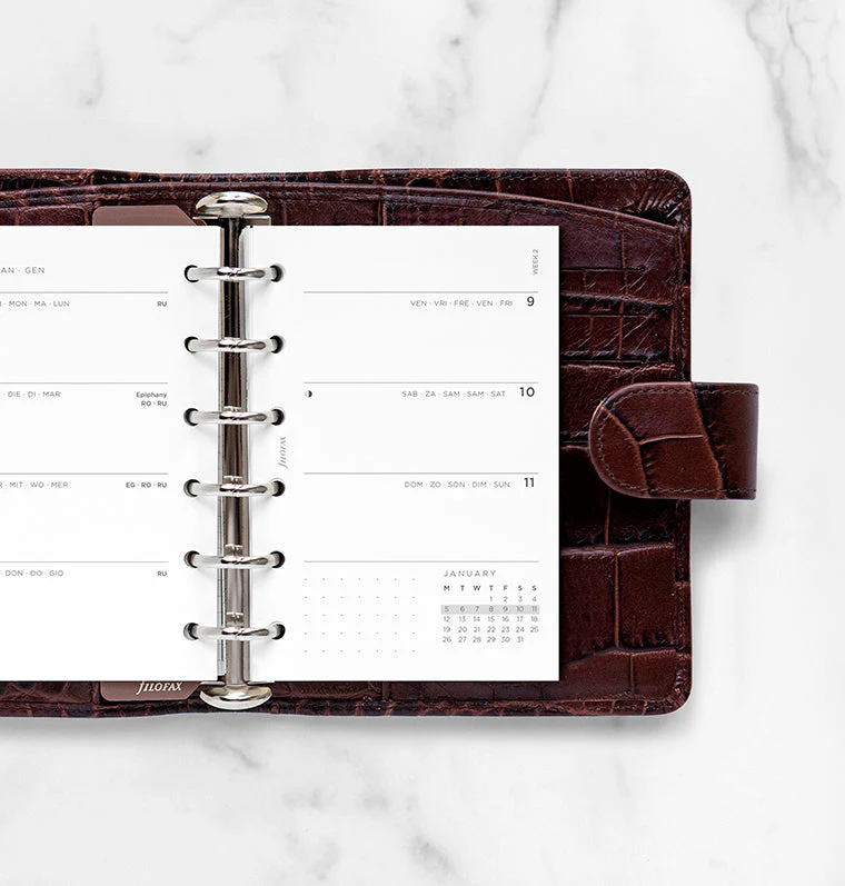 Minimal Kalender 1 Woche / 2 Seiten Pocket 2026 - Image 2