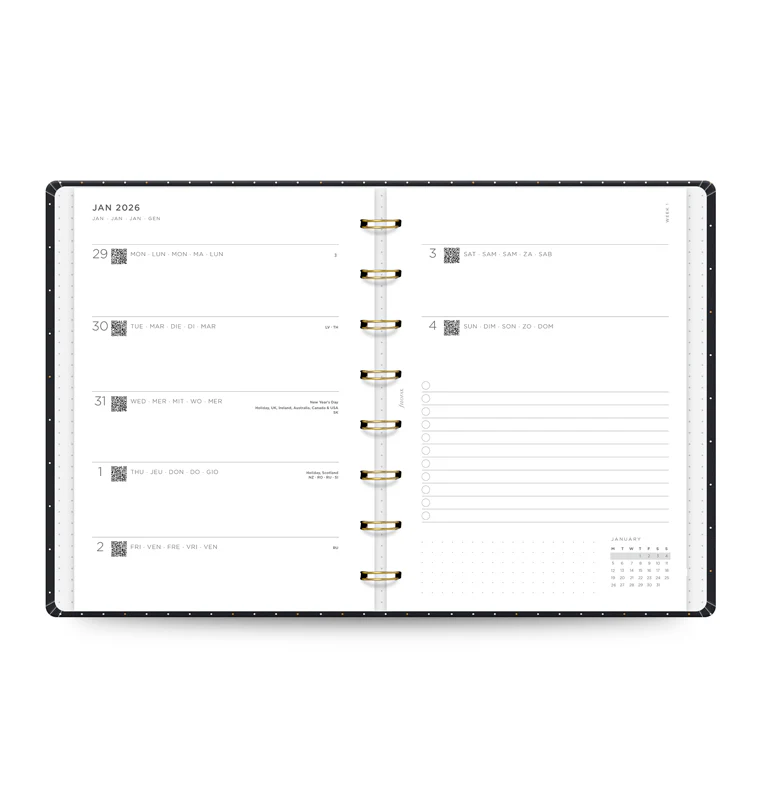 Moonlight A5 Planer Black 2026 - Image 5