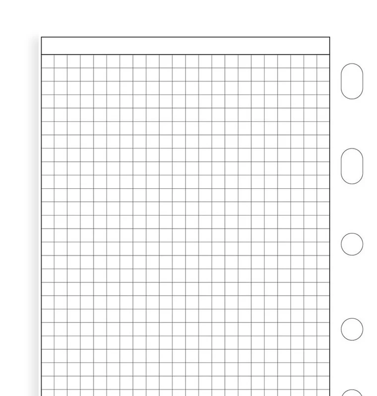 Notizpapier weiß kariert, 3mm - Pocket - Image 4