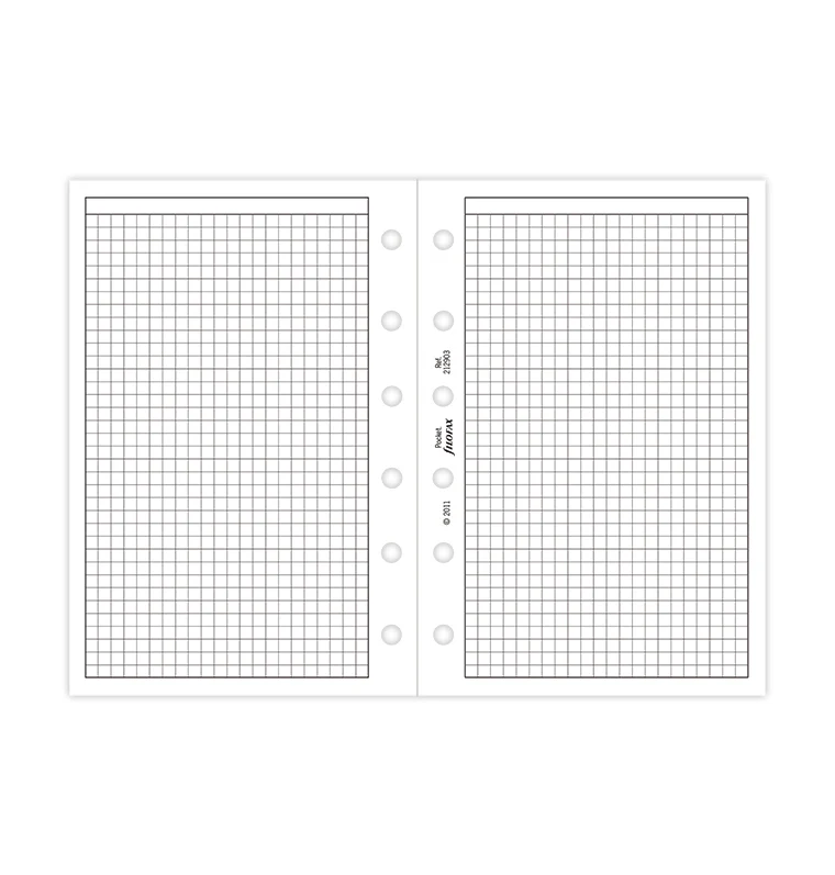 Notizpapier weiß kariert, 3mm - Pocket - Image 6