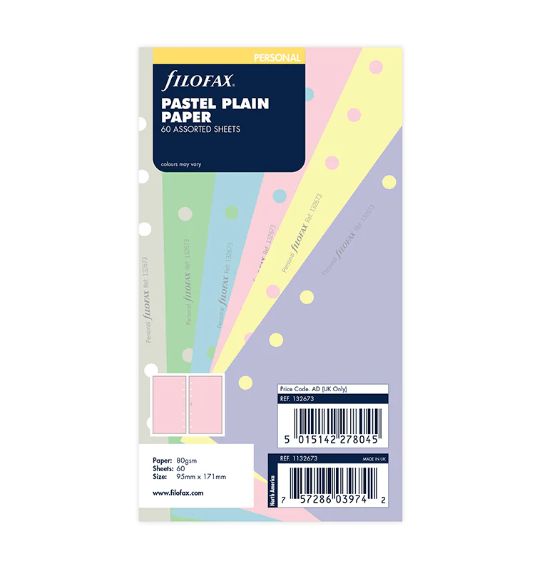 Notizpapier Pastel blanko Personal - Sale