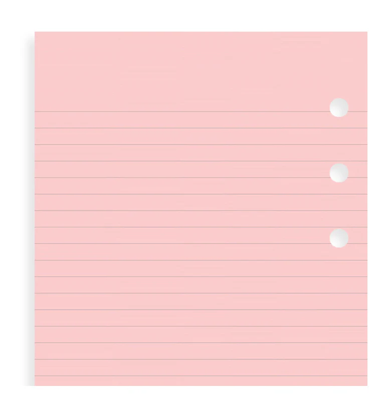 Notizpapier pink liniert, 30 Blatt - Personal - Sale - Image 4