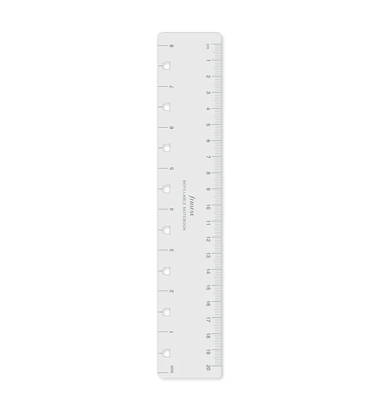 Lineal/Lesezeichen transparent für nachfüllbares Notizbuch - A5 - Sale - Image 5
