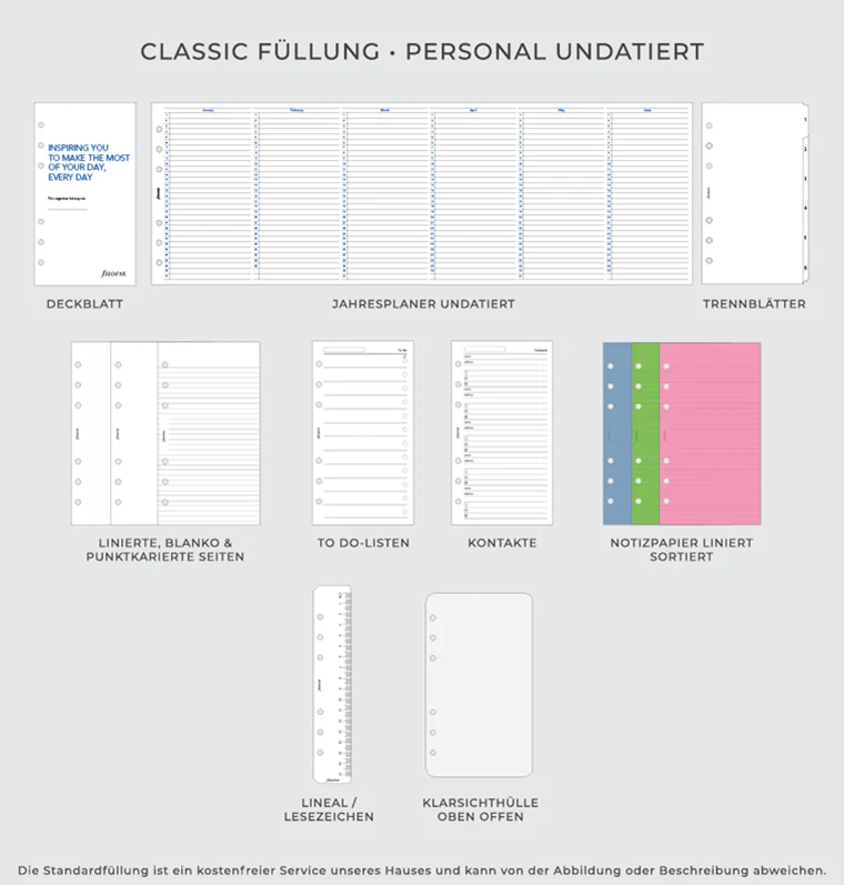 Saffiano Personal Organiser - Image 4